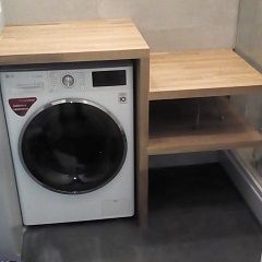 Столешница из сращенного дуба для кухни 900х600х40 мм