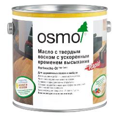 МАСЛО OSMO С ТВЕРДЫМ ВОСКОМ HWÖ RAPID матовое 0,75 л