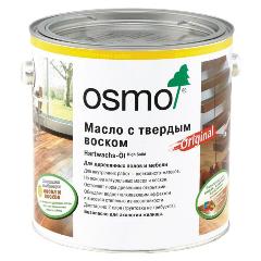 МАСЛО OSMO С ТВЕРДЫМ ВОСКОМ HWÖ 2,5 л бесцветное матовое