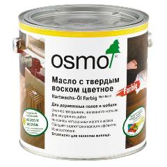 МАСЛО OSMO С ТВЕРДЫМ ВОСКОМ HWÖ FARBIG 0,75 л черное
